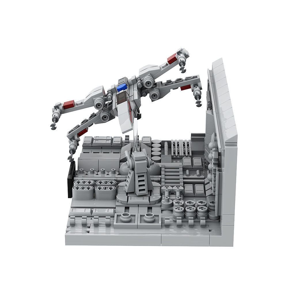 death star trench run building set | star wars | moc-138797 - 3