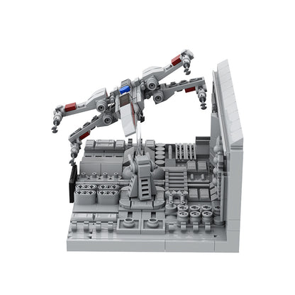 death star trench run building set | star wars | moc-138797 - 3