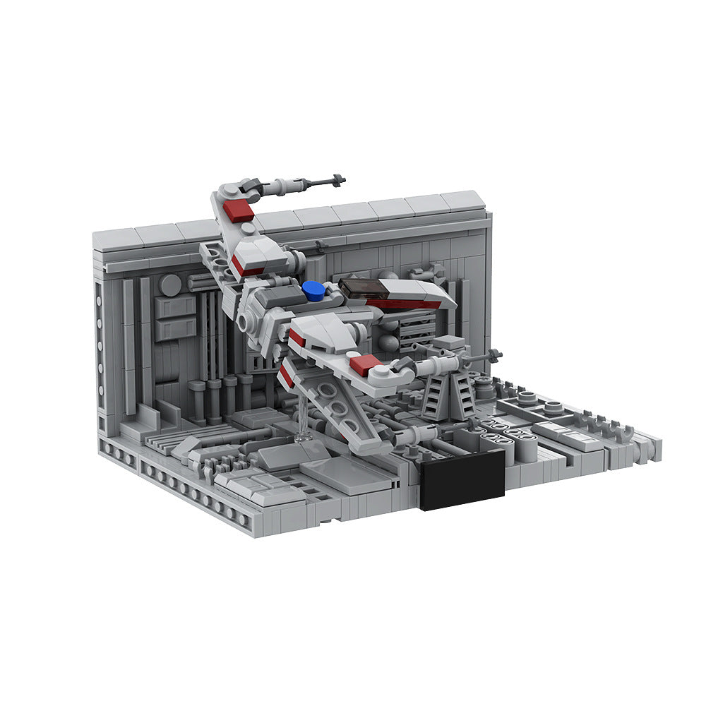 death star trench run building set | star wars | moc-138797 - 5
