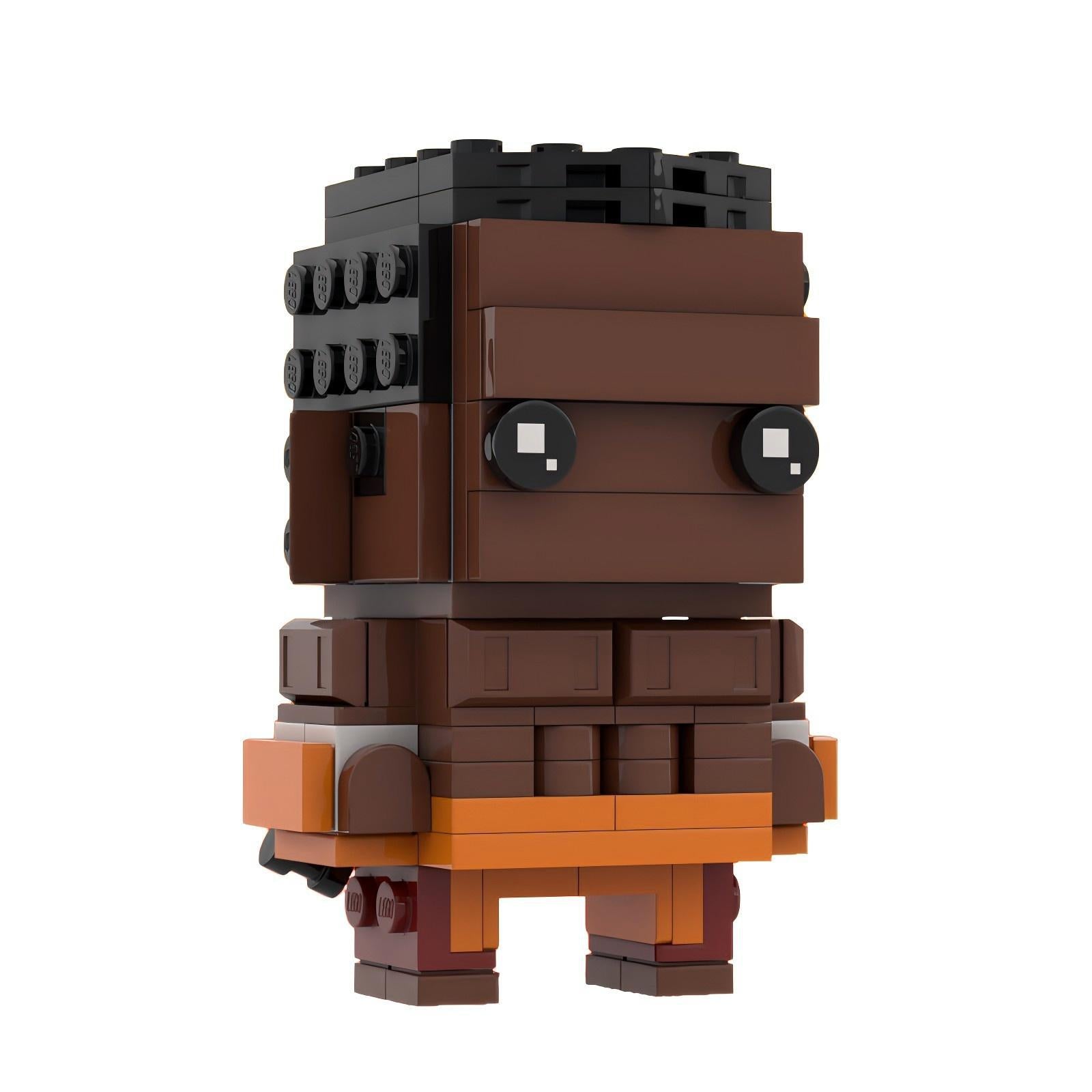 dee jay brickheadz building kit | street fighter | moc-92740 - 1