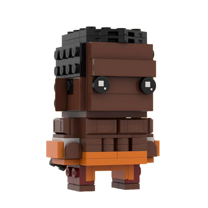 dee jay brickheadz building kit | street fighter | moc-92740 - 2