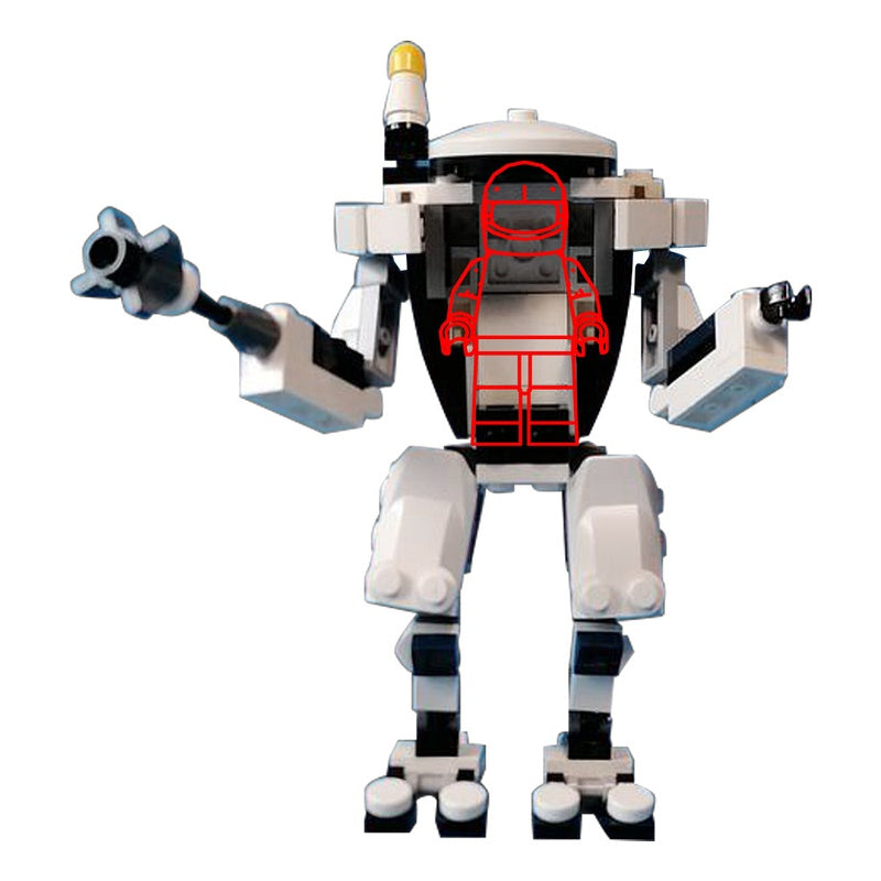 Deep-Sea Drill Arm Exosuit Mecha MOC Building Kit - 3