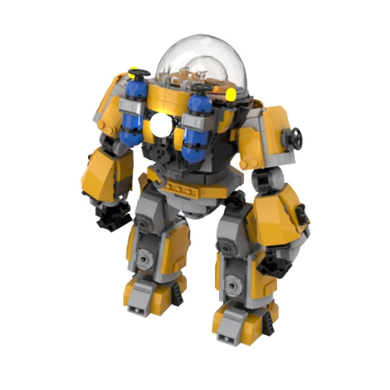 Deep Sea Exo Suit MOC Building Kit | Underwater Mecha Robot Model - 3