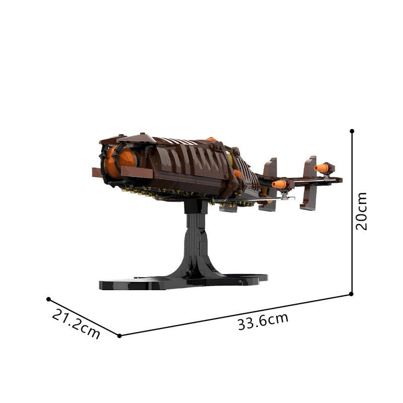 Deep-Sea Exploration Submarine MOC Building Kit | Retro-Futuristic Vessel - 5