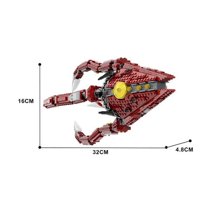 Deep Space Assault Ship Building Kit | LEGO-Compatible MOC - 4