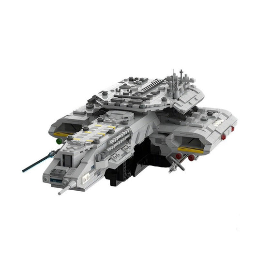 Deep Space Capital Starship MOC Building Kit | LEGO-Compatible MOC - 1