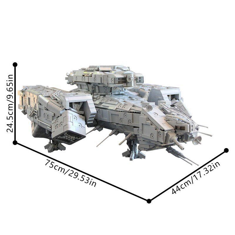 Deep-Space Commercial Tug MOC Building Kit | Industrial Starship - 3