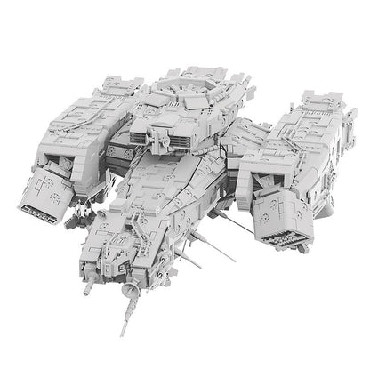 Deep Space Hauler Cargo Spaceship Building Kit | LEGO-Compatible MOC - 1