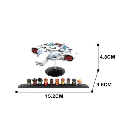 Deep Space Station Escort Ship Building Kit | LEGO-Compatible MOC - 5