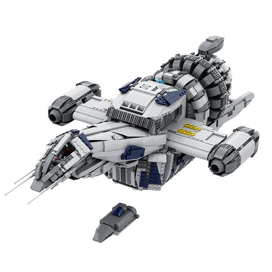 Deep Space Transport Vessel Building Kit | LEGO-Compatible Smuggler Ship MOC - 3
