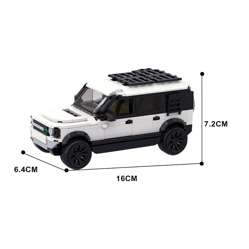 Defender 110 X P400 Off-Road Vehicle Building Kit | LEGO-Compatible MOC - 4