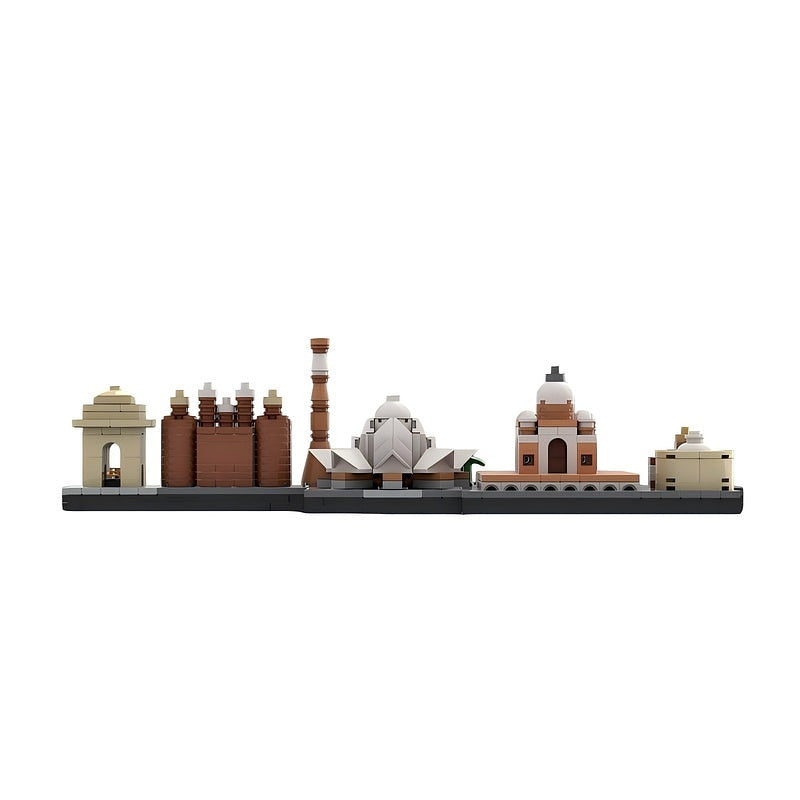 Delhi Skyline MOC Building Kit | India Landmark Architecture Model Set - 1