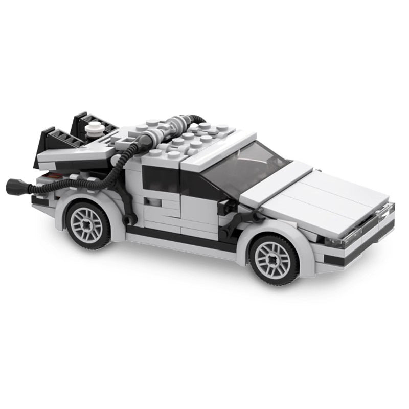 delorean building set | back to the future | moc-23436 - 2