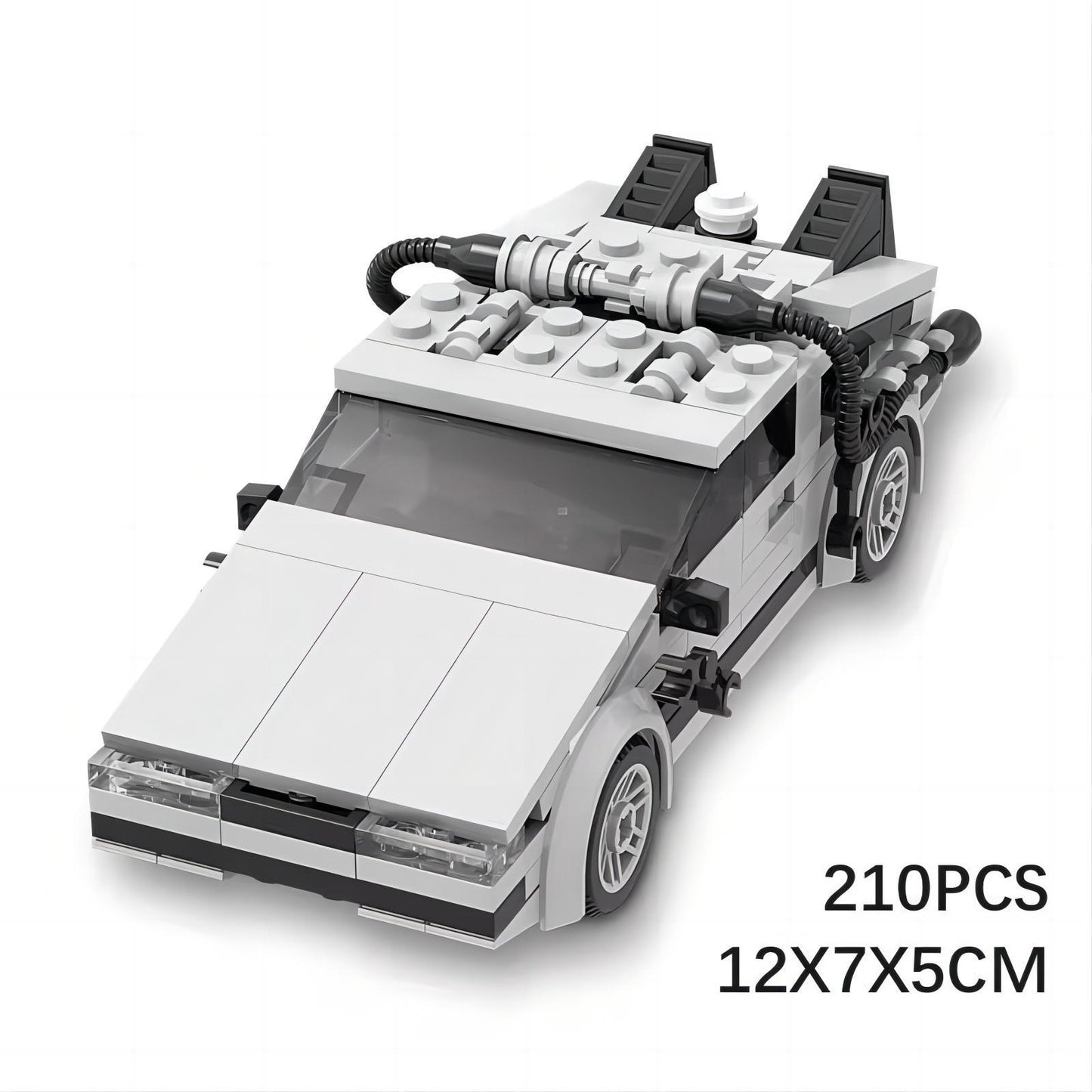 delorean building set | back to the future | moc-23436 - 4