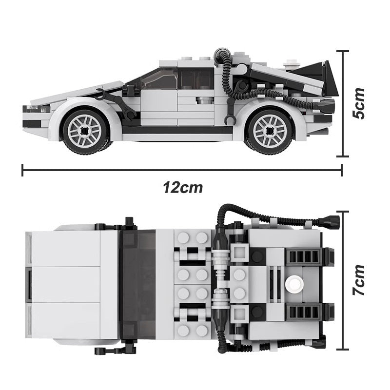 delorean building set | back to the future | moc-23436 - 5