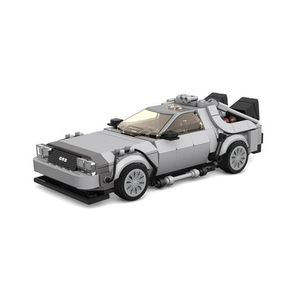 delorean dmc-12 "bttf" p1 building set | moc-133332 - 1