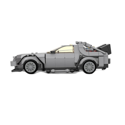 delorean dmc-12 "bttf" p1 building set | moc-133332 - 4