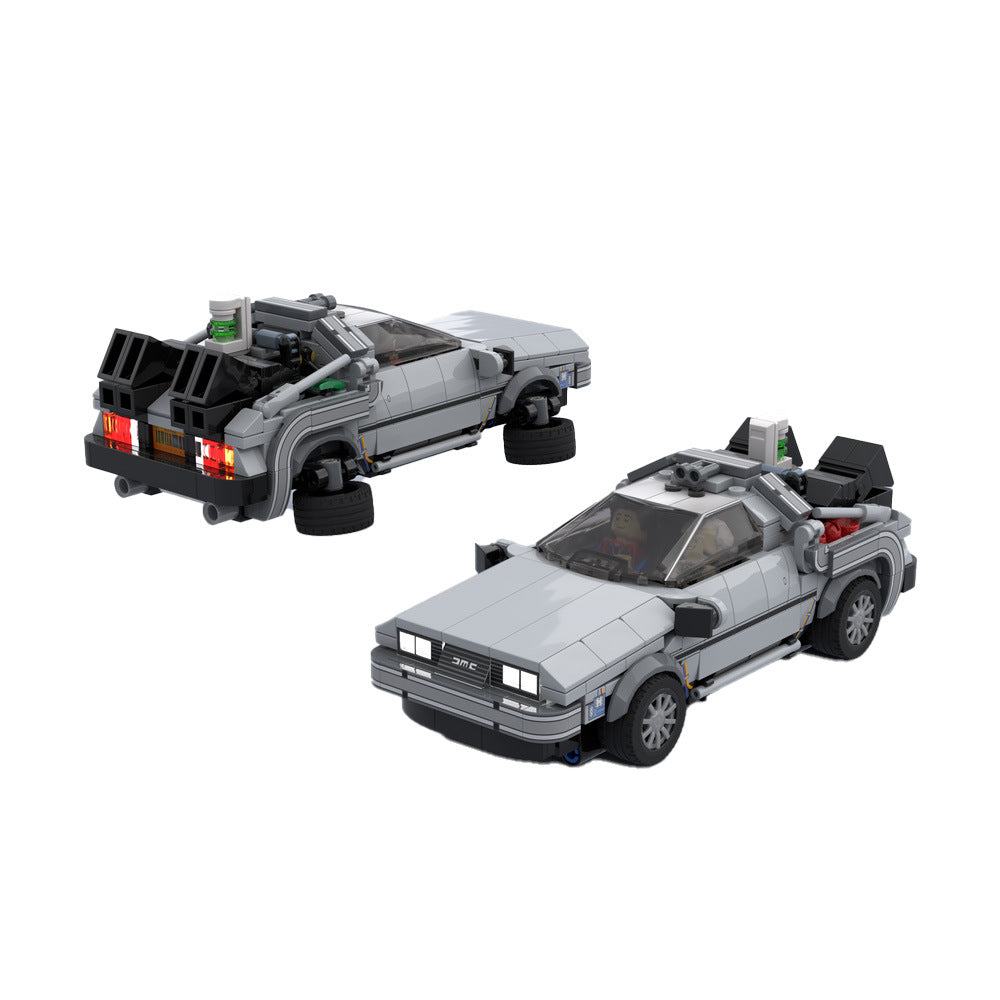 delorean time machine 3 in 1 building set | bttf | moc-92174 - 3