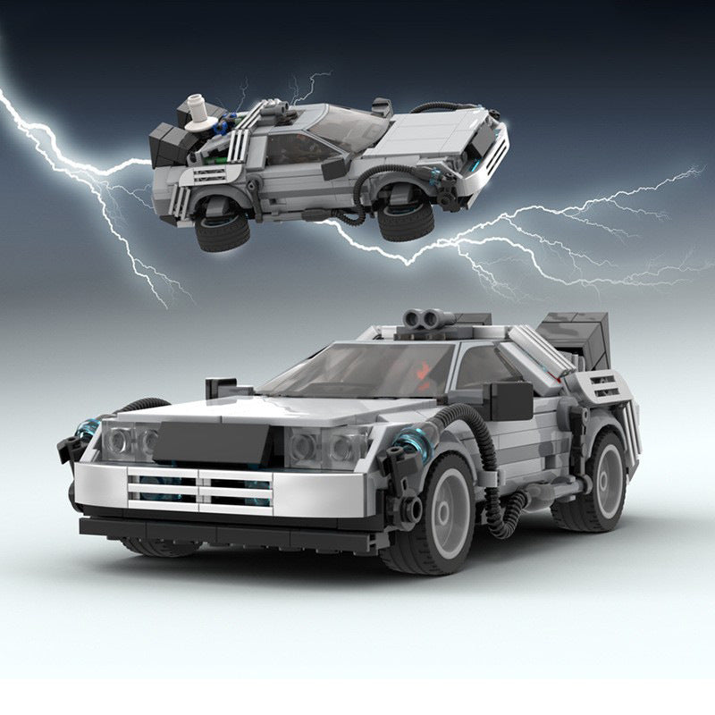 delorean time machine building set | back to the future | moc-108607 - 1
