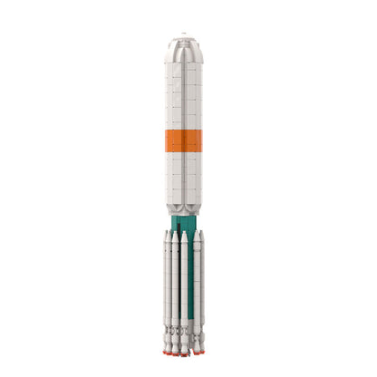 Delta III Rocket Building Kit | 1:110 Scale | LEGO-Compatible MOC - 1