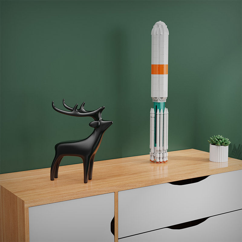 Delta III Rocket Building Kit | 1:110 Scale | LEGO-Compatible MOC - 6