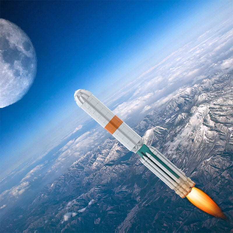 Delta III Rocket Building Kit | 1:110 Scale | LEGO-Compatible MOC - 7