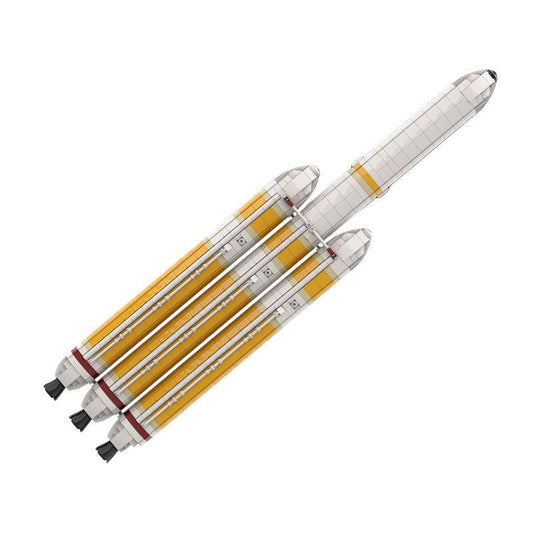 Delta IV Heavy Rocket Building Kit | LEGO-Compatible MOC - 1