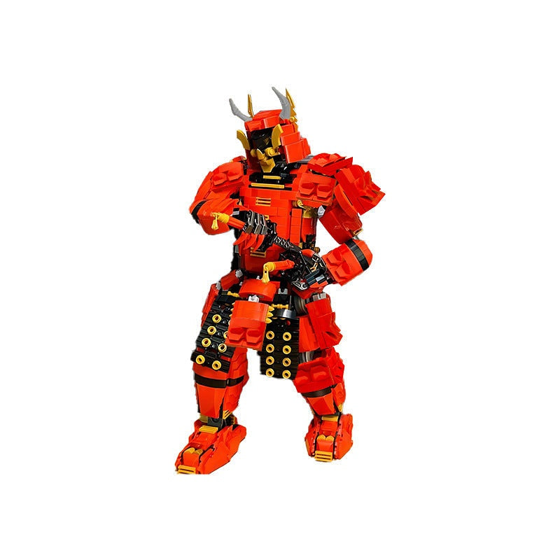 Demon Samurai Mech MOC Building Kit | Fantasy Robot Figure Model - 1