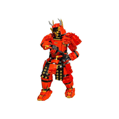 Demon Samurai Mech MOC Building Kit | Fantasy Robot Figure Model - 1