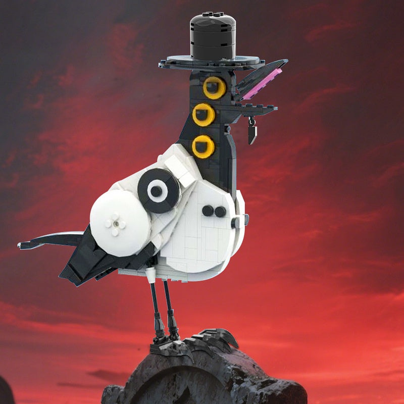 Demonic Magpie Fantasy Bird MOC Building Kit - 2