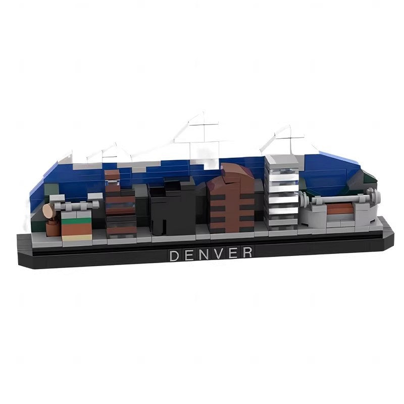 Denver Skyline Building Kit | LEGO-Compatible MOC - 3