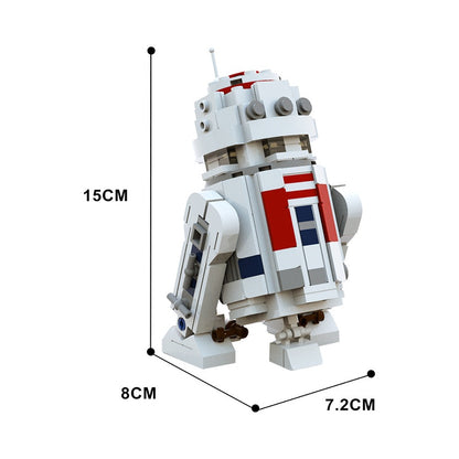 Desert Astromech Robot Building Kit | LEGO-Compatible MOC - 3