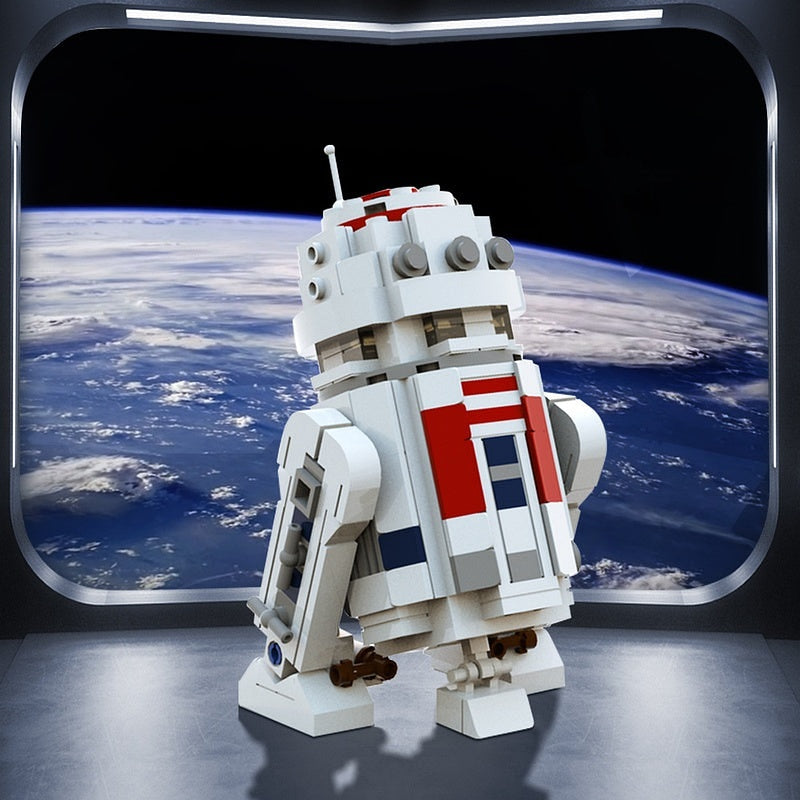 Desert Astromech Robot MOC Building Kit | Sci-Fi Mecha Model - 3