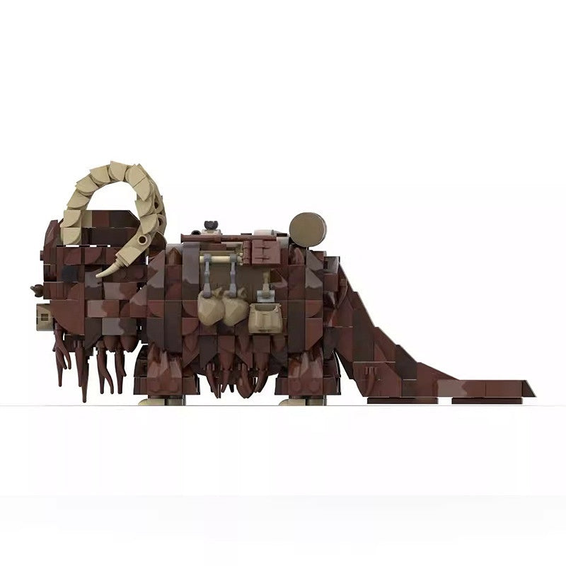 Desert Beast Transport with Nomad Rider Building Kit | LEGO-Compatible MOC - 5