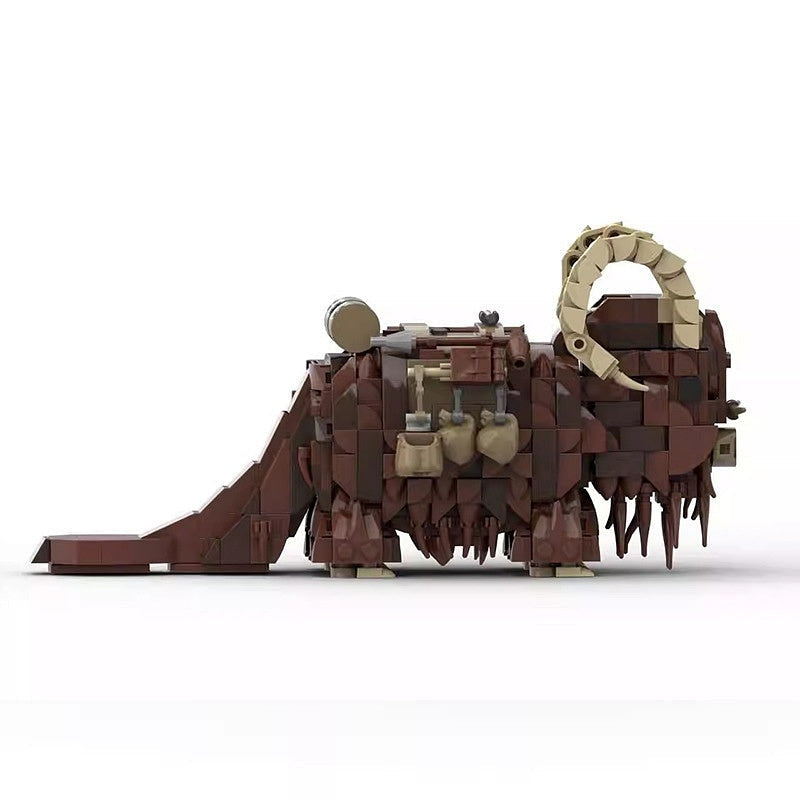 Desert Beast Transport With Nomad Rider MOC Building Kit | Fantasy Vehicle - 2