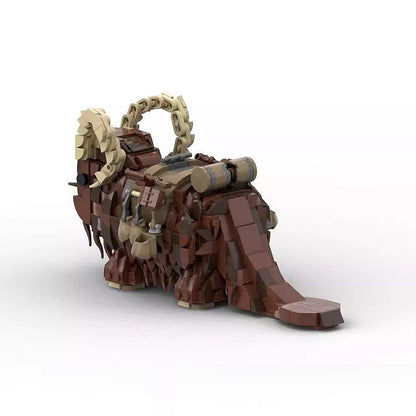 Desert Beast Transport With Nomad Rider MOC Building Kit | Fantasy Vehicle - 4
