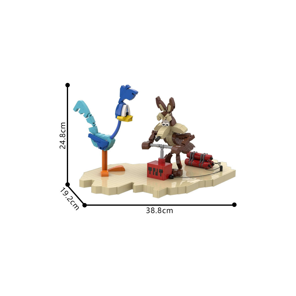 Desert Chase Cartoon Duo MOC Building Kit 3