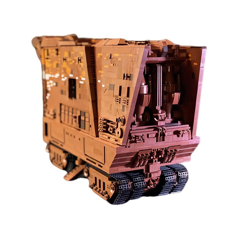 Desert Crawler Playscale Space Vehicle MOC Building Kit - 5