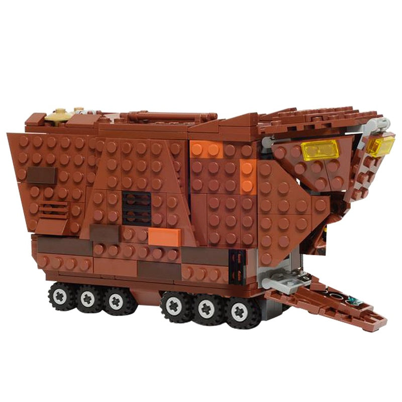 Desert Crawler Transport MOC Building Kit | Sci-Fi Utility Vehicle - 5