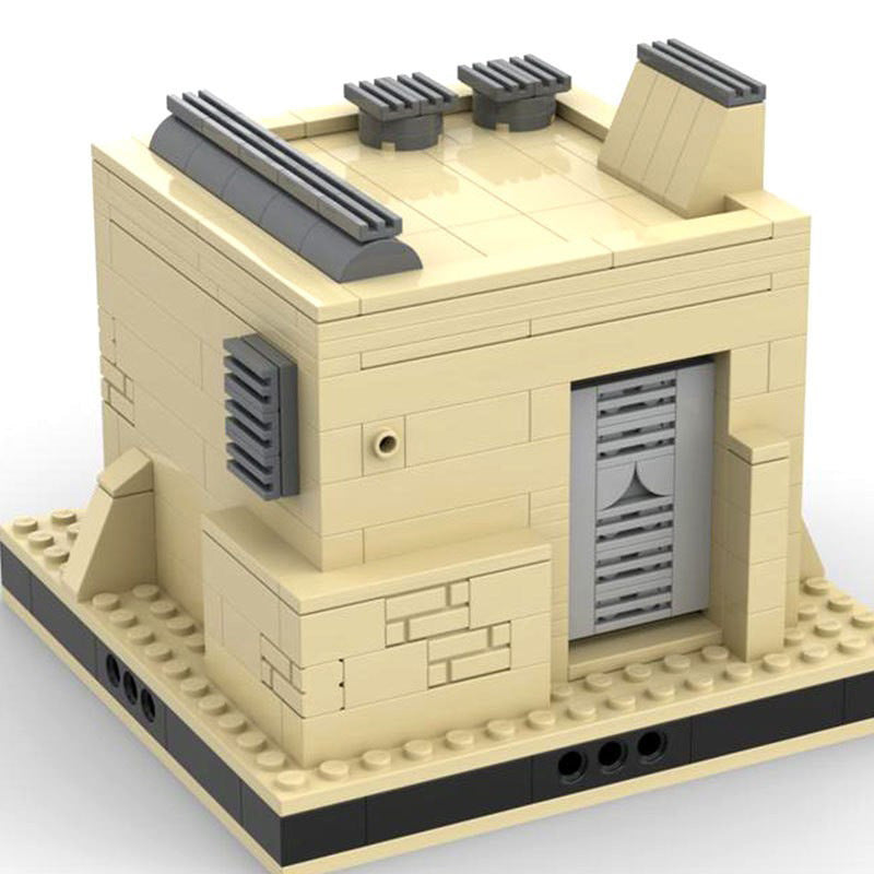 desert house building set #7 | modular space desert village | moc-55802 - 2