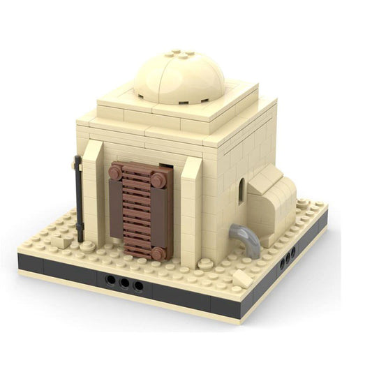 desert house building set | modular space desert village | moc-55012 - 1