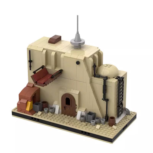 desert junk store for a modular space desert village | building set | moc-55496 - 1