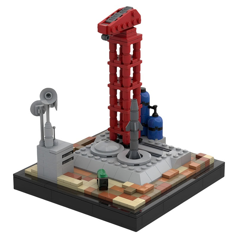 Desert Missile Silo Launch Site MOC Building Kit - 1