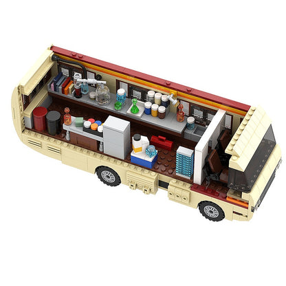 Desert Mobile Lab RV Building Kit | LEGO-Compatible MOC - 3