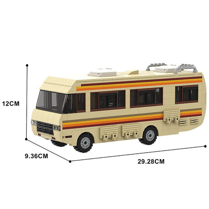 Desert Mobile Lab RV Building Kit | LEGO-Compatible MOC - 4