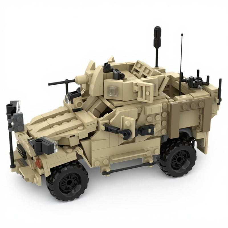 Desert MRAP All-Terrain Tactical Vehicle MOC Building Kit - 1
