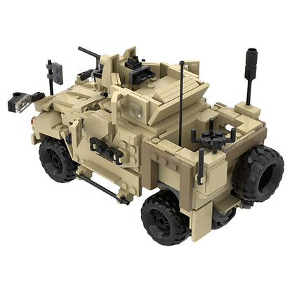 Desert MRAP All-Terrain Tactical Vehicle MOC Building Kit - 3
