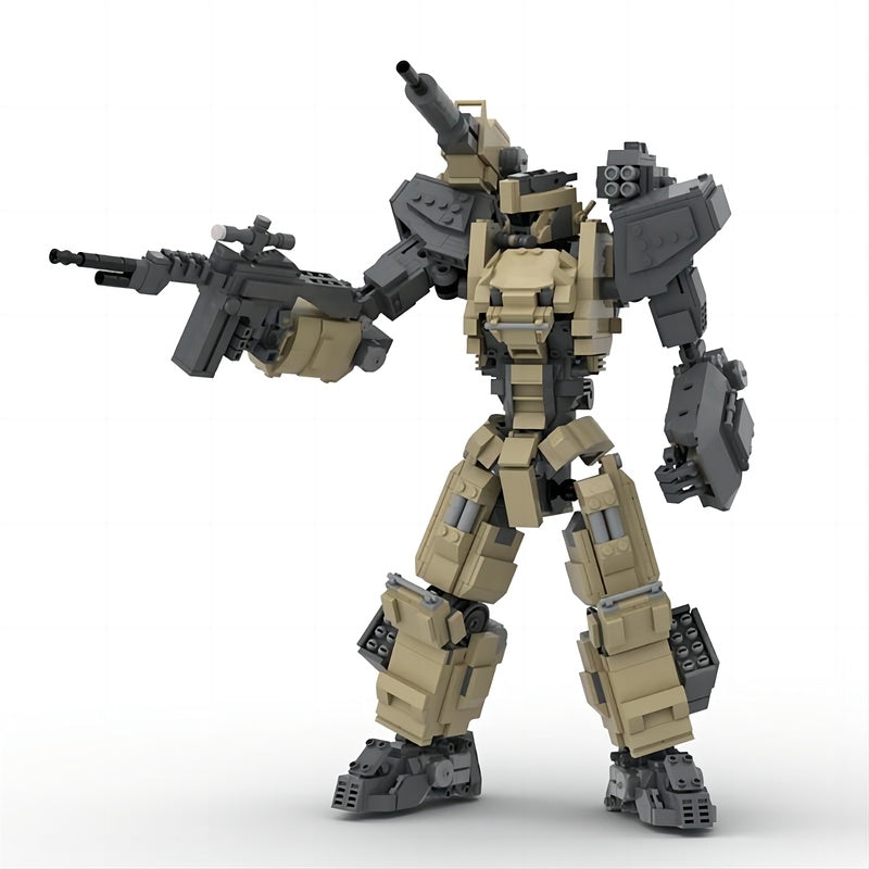 Desert Oracle MK2 Heavy Artillery Mecha MOC Building Kit - 4