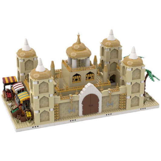 Desert Palace for a Modular Desert Village Building Kit | LEGO-Compatible MOC - 1