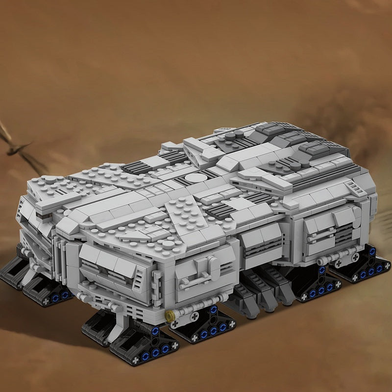 Desert Planet Spice Crawler Building Kit | Futuristic Vehicle Model - 2